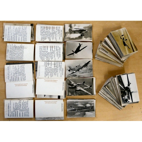 72 - Uncollated, mainly aircraft themed postcards