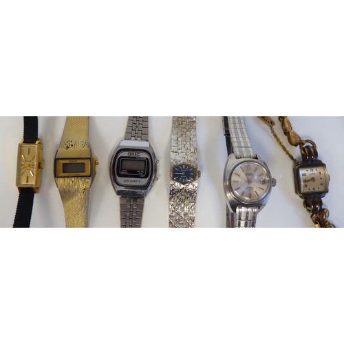 85 - Ladies wristwatches  variously cased and strapped