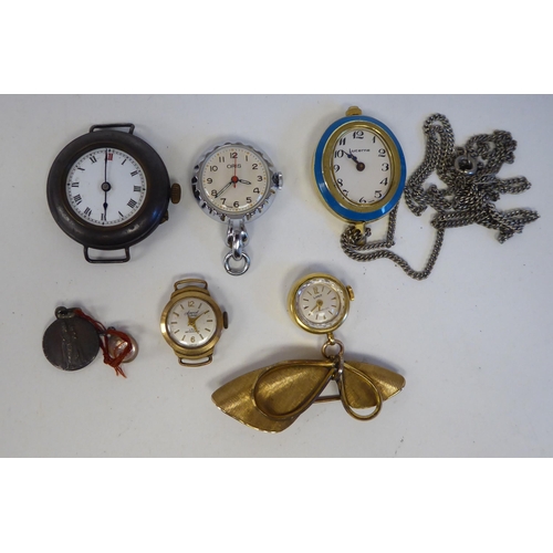 85 - Ladies wristwatches  variously cased and strapped