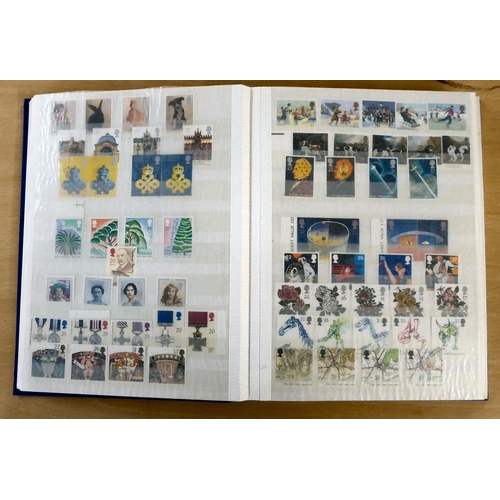 96 - Uncollated used and unused postage stamps: to include Queen Elizabeth II British issues