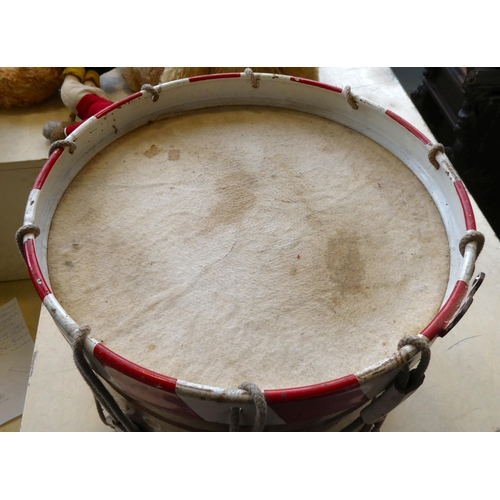 132 - A mid 20thC German marching band drum  15