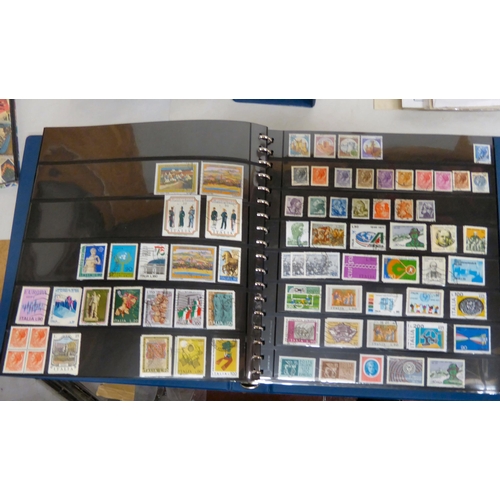 172 - Uncollated postage stamps: to include examples from various continents