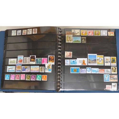 172 - Uncollated postage stamps: to include examples from various continents