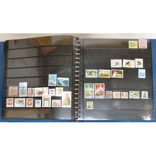 172 - Uncollated postage stamps: to include examples from various continents