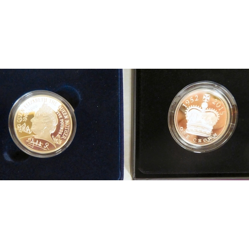 237 - Silver proof collector's coins: to include a 2005 Australian Kookaburra