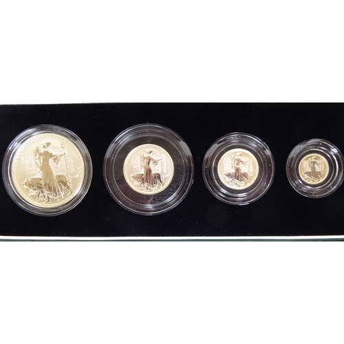 238 - Three Britannia collection silver proof coin sets, 2001, 2005 and 2003