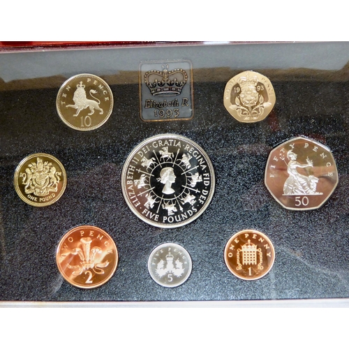 239 - Six proof coin sets  various years