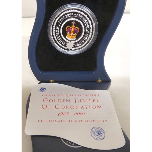 269 - Silver proof collector's coins: to include a 2000 £5