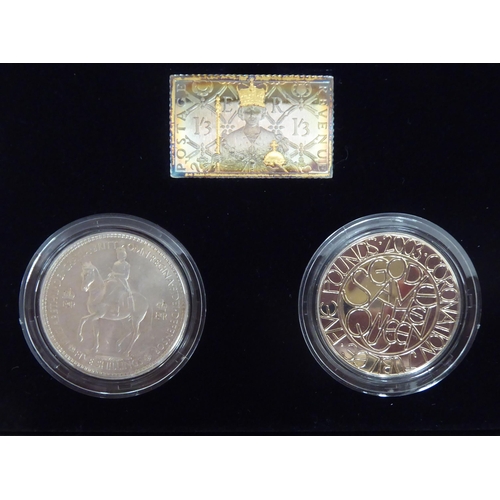 273 - Proof collector's coins: to include The Coronation Anniversary Ingot and Crown set