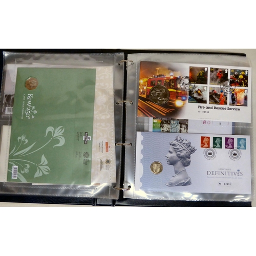 286 - Royal Mail and Royal Mint philatelic and numismatic coin covers