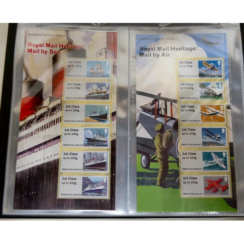 288 - Uncollated postage stamps: to include presentation sheets