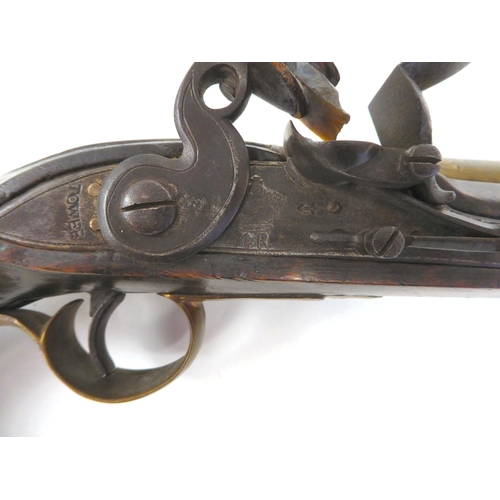 292 - An Irish flintlock tower pistol  19