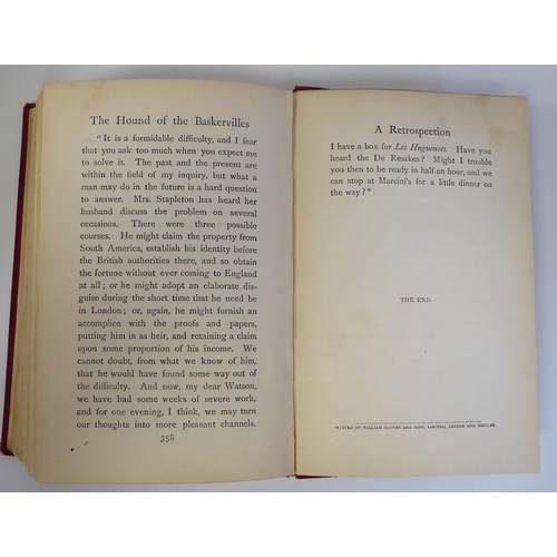 3 - Book: 'The Hound of the Baskervilles' by Arthur Conan Doyle, a First Edition with sixteen illustrati... 