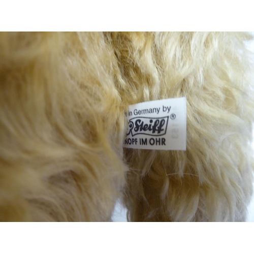 56 - A Steiff shaggy mohair covered Teddy bear with mobile limbs and a stitched nose  24