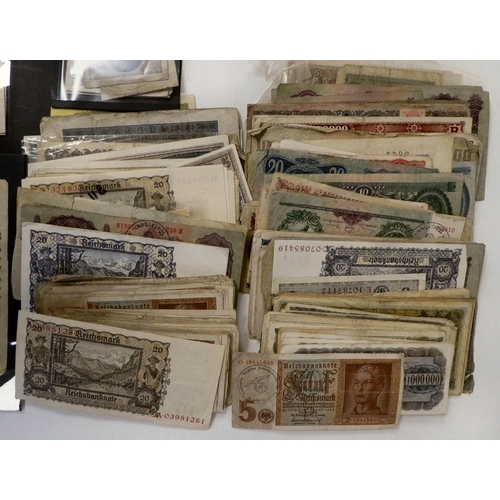 93 - A quantity of German and Central European banknotes, most pre-1945  some copies