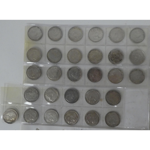 97 - German Third Reich era, some earlier, coins(Please Note: this lot is subject to the statement made i... 