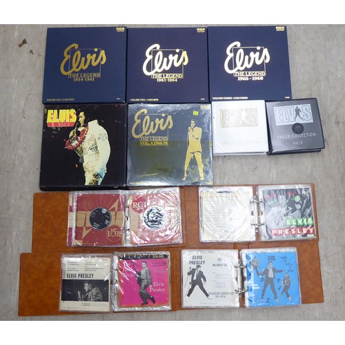 341 - An extensive, single owner, private collection of Elvis related vinyl records, CDs and DVDs: to incl... 