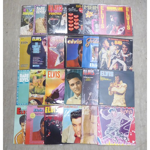 341 - An extensive, single owner, private collection of Elvis related vinyl records, CDs and DVDs: to incl... 