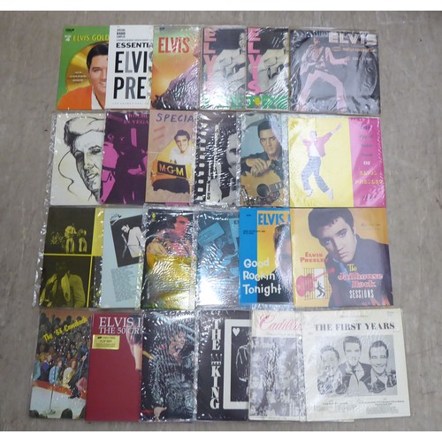 341 - An extensive, single owner, private collection of Elvis related vinyl records, CDs and DVDs: to incl... 