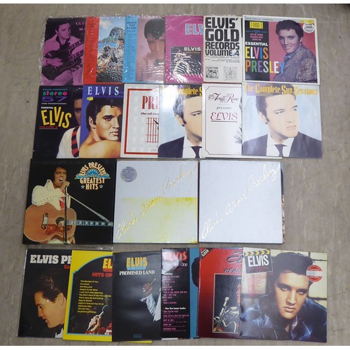 341 - An extensive, single owner, private collection of Elvis related vinyl records, CDs and DVDs: to incl... 