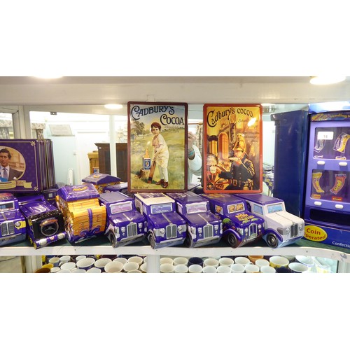 18 - Cadbury's promotional wares: to include china mugs; puzzles; diecast model vehicles; and other colle... 