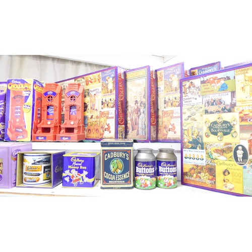 18 - Cadbury's promotional wares: to include china mugs; puzzles; diecast model vehicles; and other colle... 