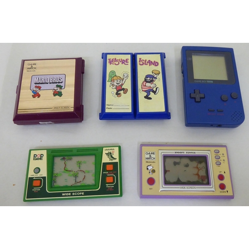 1 - Handheld gaming devices: to include a Nintendo Game Boy Pocket, in blue with Tetris