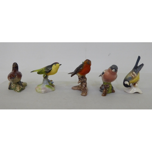 177 - Beswick and other china hedgerow bird and birds of prey ornaments  largest 6