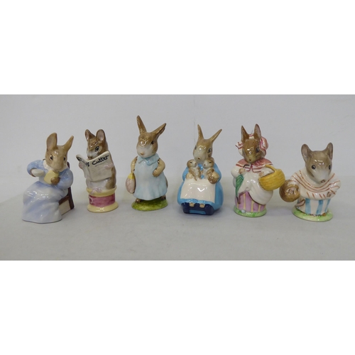 182 - Mainly Beswick and Royal Doulton china Beatrix Potter figures  all approx. 4