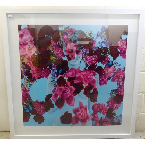 191 - After Emma Hack - 'Bloom II'  Limited Edition 1/3 coloured print  bears a pencil signature... 