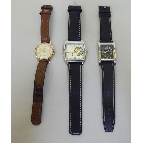 209 - Wrist and fob watches  variously cased and strapped