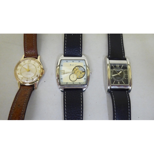 209 - Wrist and fob watches  variously cased and strapped