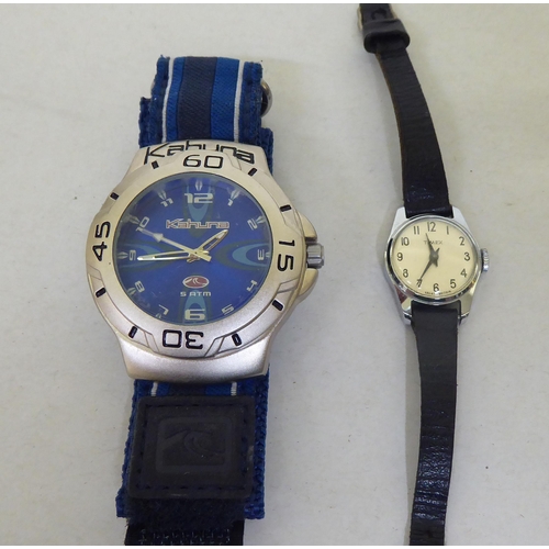 209 - Wrist and fob watches  variously cased and strapped