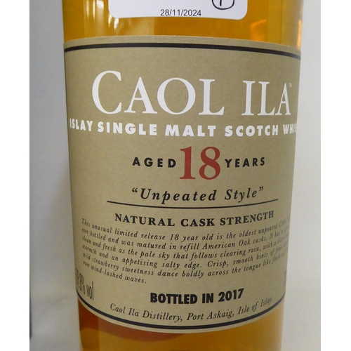 27 - A bottle of Caol IL9 18 year old whisky