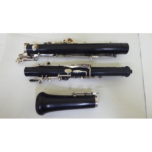 280 - A Rigoutat oboe No.598 AL  cased