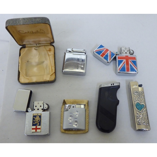 29 - Lighters: to include a Ronson silver plated example