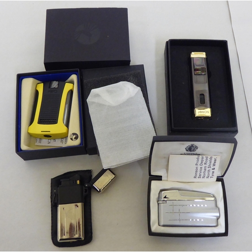 29 - Lighters: to include a Ronson silver plated example