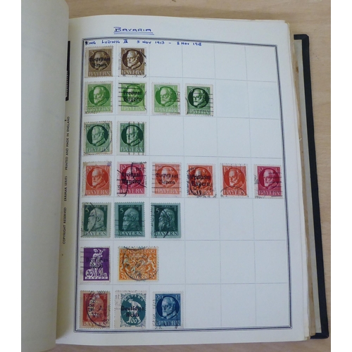 293 - Album collections of postage stamps: to include Equatorial France, Egypt and Canada