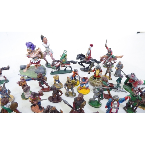 35 - Approximately 150 Ral Partha, Grenadier and other white metal model fantasy figures