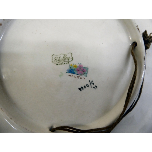 42 - A Shelley Melody pattern china charger  14