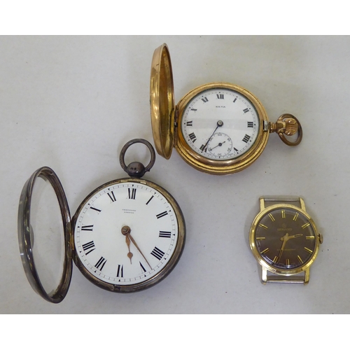 57 - A George IV silver cased pocket watch, the movement faced by an enamelled Roman dial  inscribed West... 