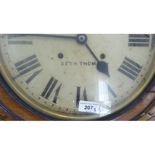 207 - Mainly late 19th/mid 20thC clocks and timepieces  variously cased  largest 20