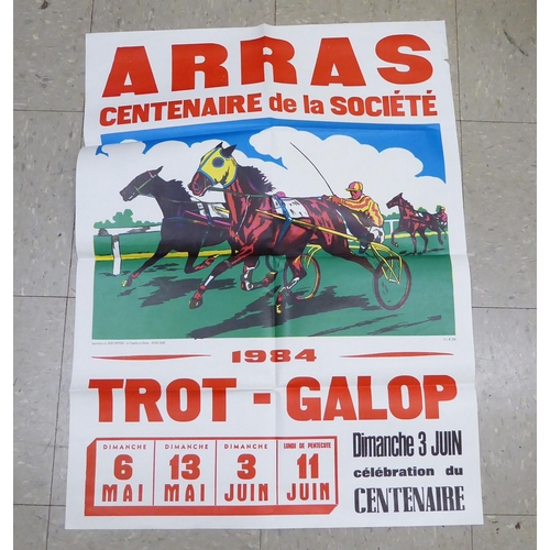 246 - Vintage and later French language coloured printed film posters (folded)