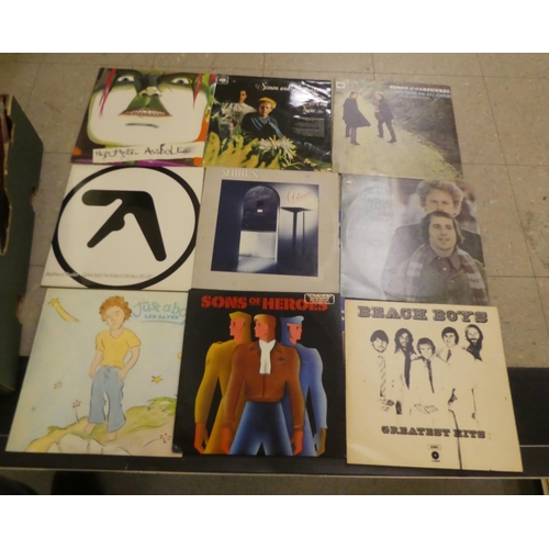 317 - Vinyl albums, mainly pop: to include Elton John, The Beatles, Beach Boys and Carpenters