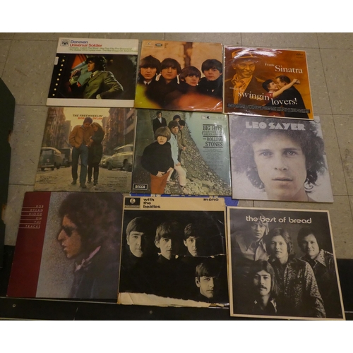 317 - Vinyl albums, mainly pop: to include Elton John, The Beatles, Beach Boys and Carpenters