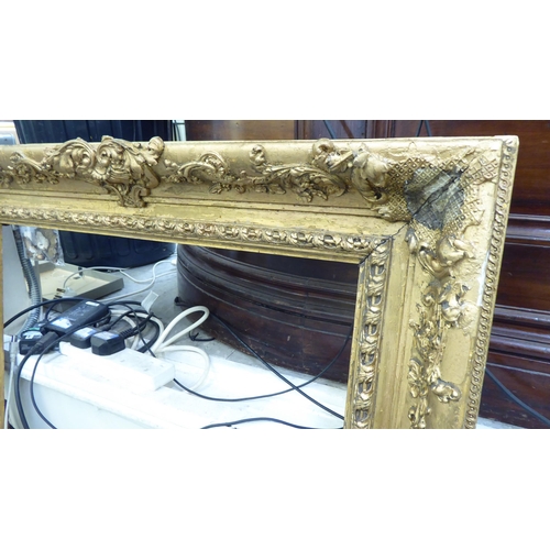 322 - An antique moulded gilt frame  interior measurements 24