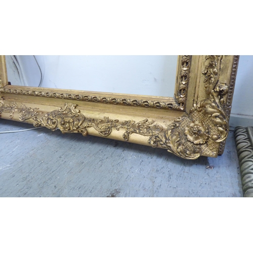 322 - An antique moulded gilt frame  interior measurements 24