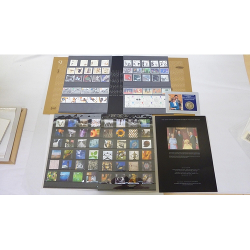 4 - Uncollated albums of First Day covers, mint and presentation packs