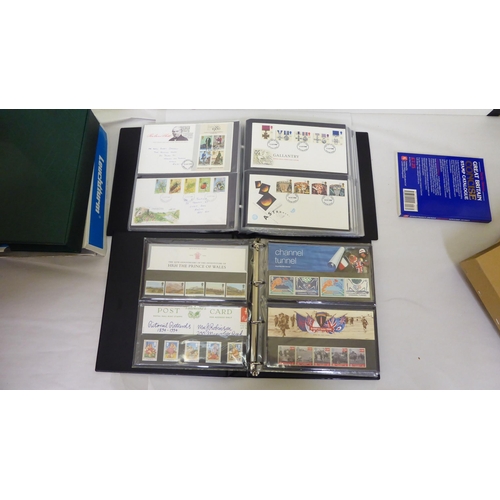 4 - Uncollated albums of First Day covers, mint and presentation packs