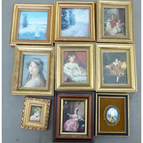 247 - Framed prints, photographs and paintings  various subjects & sizes